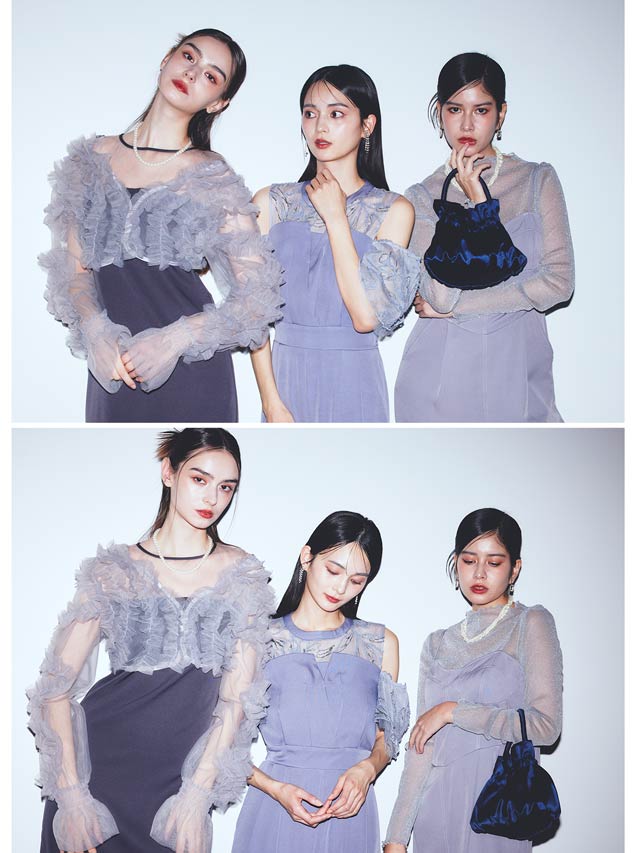 【darial】3way pearl satin bag / 3wayパールサテンバッグ