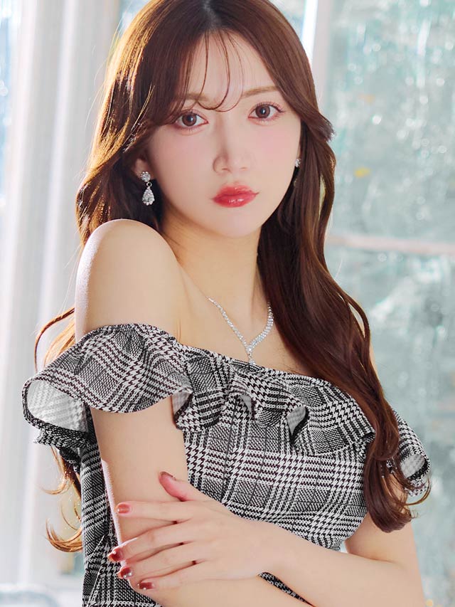 [SMLサイズ]フリルグレンチェックオフショルマーメイドミニドレス[3サイズ展開]