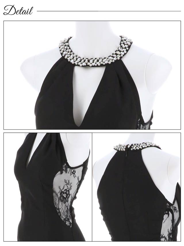 5/16再入荷![XS/Sサイズ]谷間ホールSEXYサイドシアータイトミニドレス[桜井みづき着用/Petit Madeleine(プティマドレーヌ)]