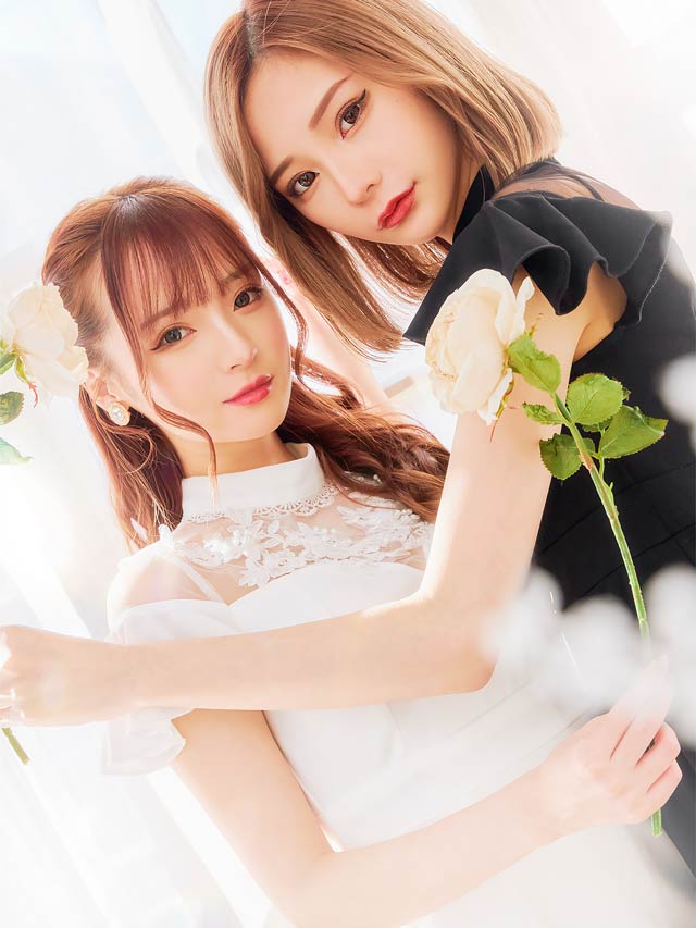 [SMLサイズ]ハイネックドッキングシアーフラワーフリル袖タイトミニドレス[3サイズ展開]