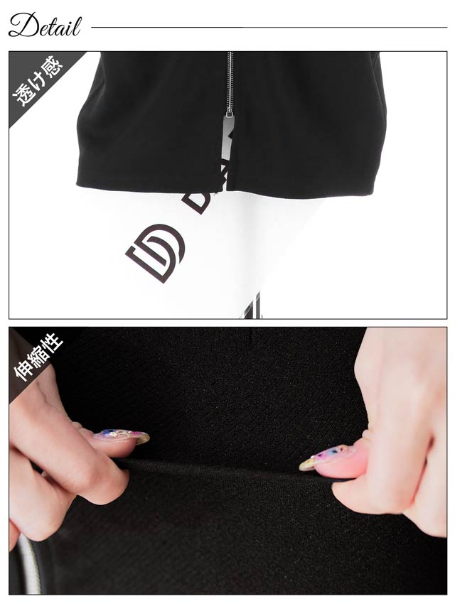 [SMLサイズ]フロントジップバックルベルト半袖ボレロセットアップ[3サイズ展開]