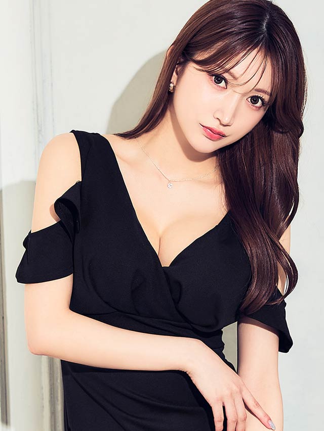 オープンショルダーVネックタイトミニドレス[S~3L/5サイズ展開][プチプラドレス]