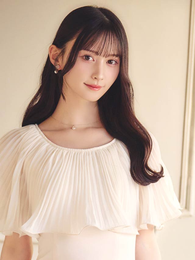 レイヤードプリーツシフォンタイトミニドレス[XS~LL/5サイズ展開][プチプラドレス]