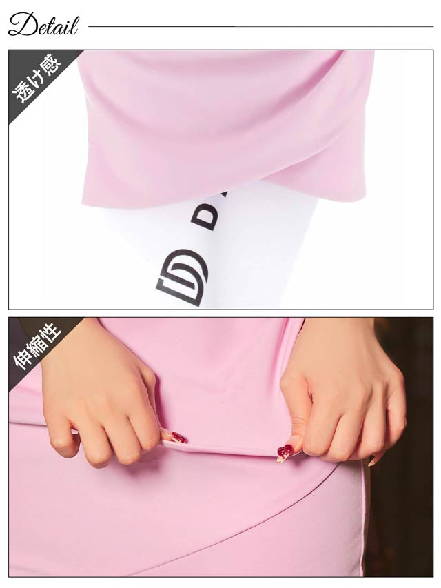 ハイネックジップホールフラワーレース長袖タイトミニドレス[SML/3サイズ展開][伊藤桃々着用]