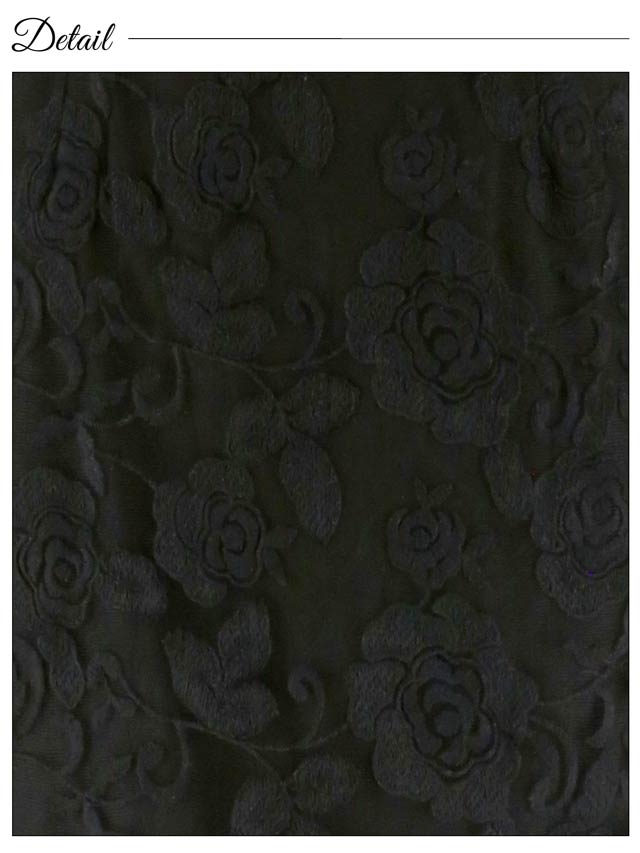 7/22再入荷! パールネックフラワー刺繍フロントジップタイトミニドレス[XS~L/4サイズ展開][明日花キララ着用]