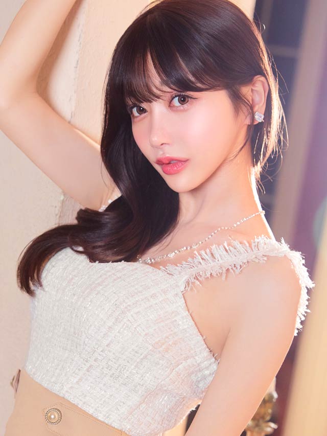 [SMLサイズ]パステルフリンジツイードモチーフノースリーブタイトミニドレス[3サイズ展開]