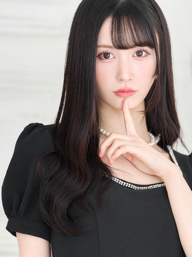 [SMLサイズ]パフスリーブラインストーンスクエアネックタイト膝丈ドレス[3サイズ展開][LIVE紹介]