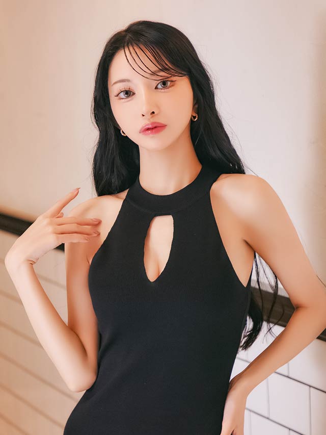 7/28新作!アメスリカットアウトスリットニットワンピース[カジュアル/dazzy closet]