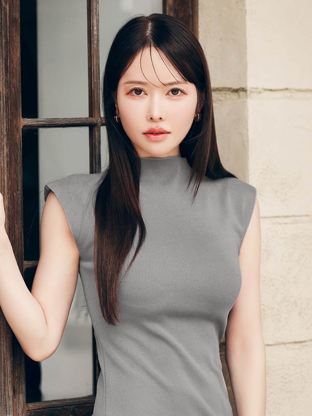 9/22新作!ワンカラーシームレスニットワンピース[カジュアル/dazzy closet]