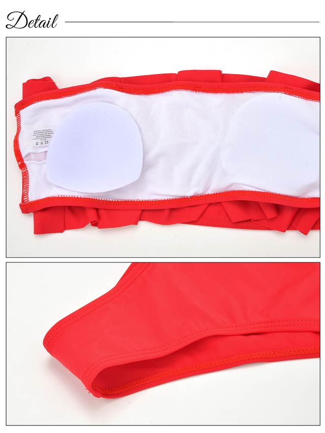 [2点SET]フリルバンドゥビキニ【dazzy beach/2025ビキニ】