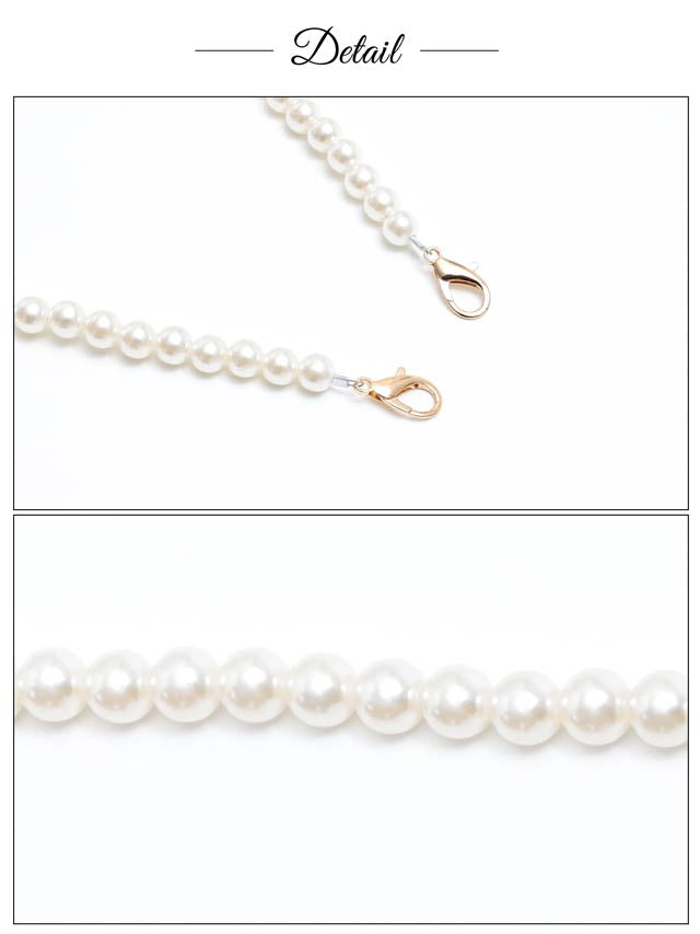 [単品]パールストラップ付きスクエアかごバッグ【2025年新作/YUKATA by dazzy】