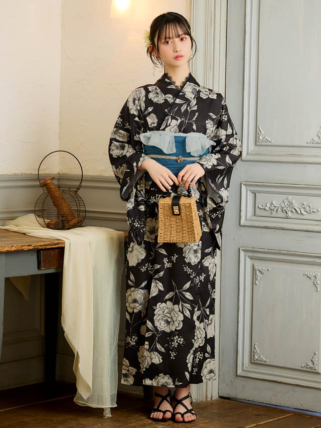 [単品]アシンメトリークロスラインサンダル【YUKATA by dazzy 2025】