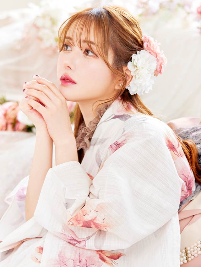 [単品] 付け襟レースネック【YUKATA by dazzy 2025】