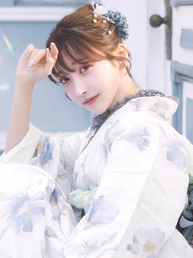 [単品] 付け襟レースネック【YUKATA by dazzy 2025】