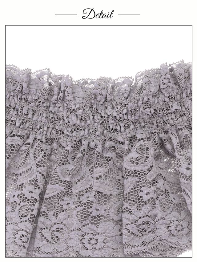 [単品] 付け襟レースネック【YUKATA by dazzy 2025】