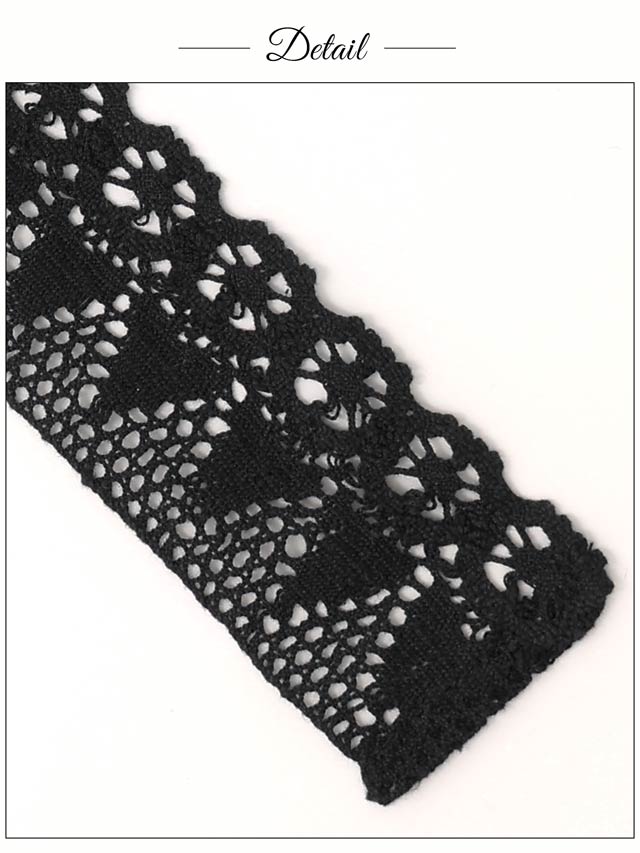 [単品] シースルーレース半衿【YUKATA by dazzy 2025】