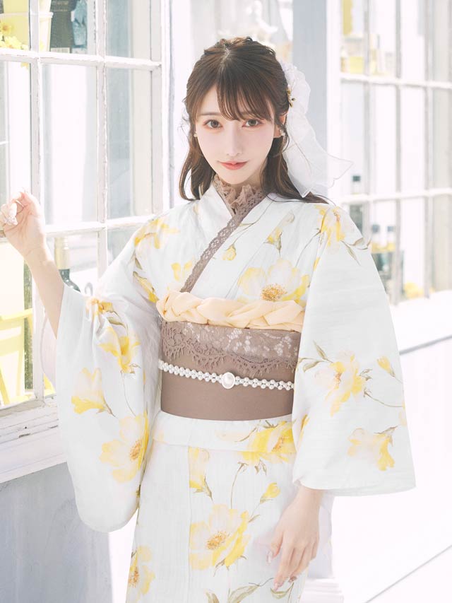 [単品] シースルーレース半衿【YUKATA by dazzy 2025】