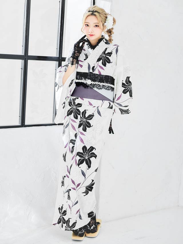 [単品] フラワーレース兵児帯【YUKATA by dazzy 2025】