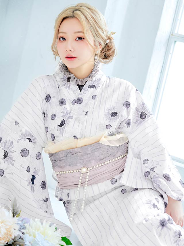 [単品] フラワーレース兵児帯【YUKATA by dazzy 2025】