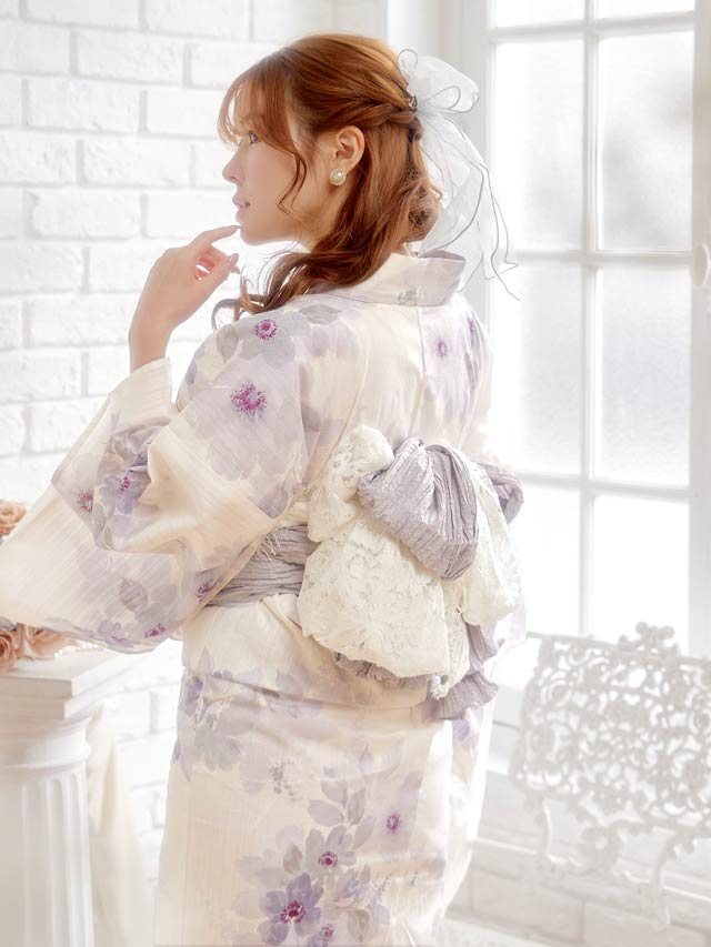 [単品] フラワーレース兵児帯【YUKATA by dazzy 2025】
