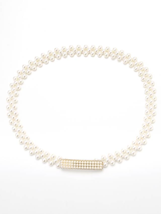 [単品]スモールパール帯飾り【2025年再入荷/YUKATA by dazzy】