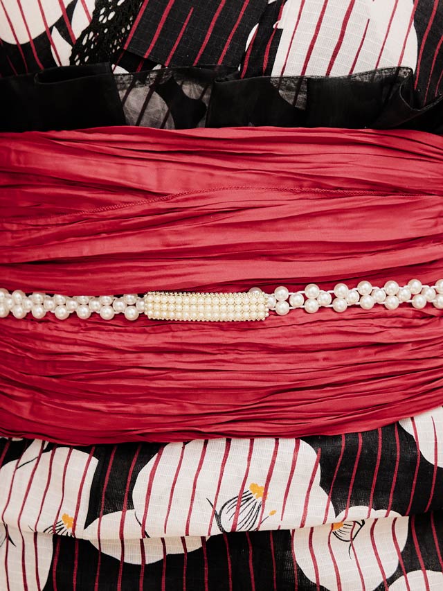 [単品]スモールパール帯飾り【2025年再入荷/YUKATA by dazzy】