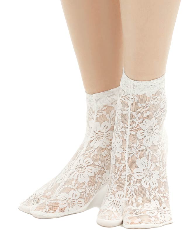 [単品] フェミニンレース足袋【YUKATA by dazzy 2025】