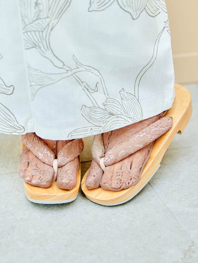 [単品] フェミニンレース足袋【YUKATA by dazzy 2025】