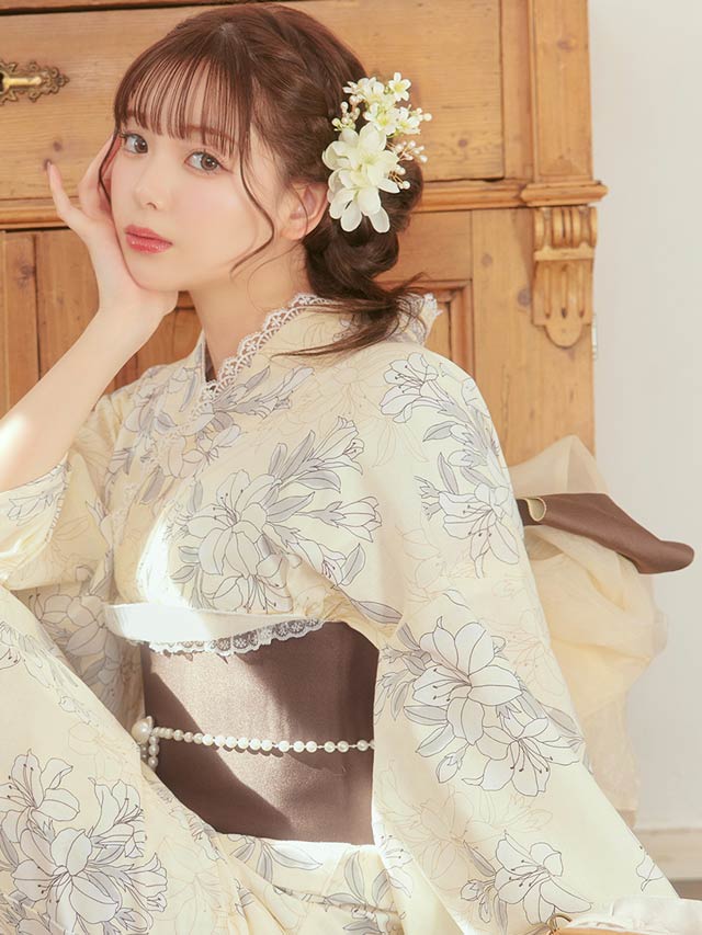 [単品]ワンカラーシアーチュール兵児帯【YUKATA by dazzy 2025】