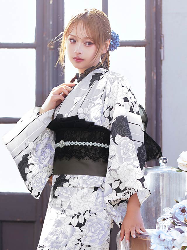 [単品]ワンカラーシアーチュール兵児帯【YUKATA by dazzy 2025】