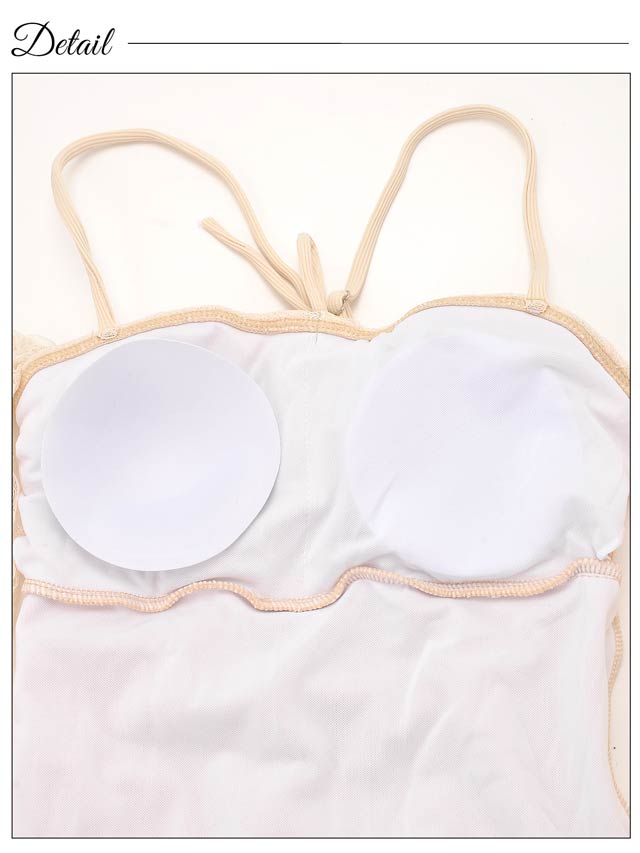 レース長袖オールインワン/水着【dazzy beach/2025ビキニ】