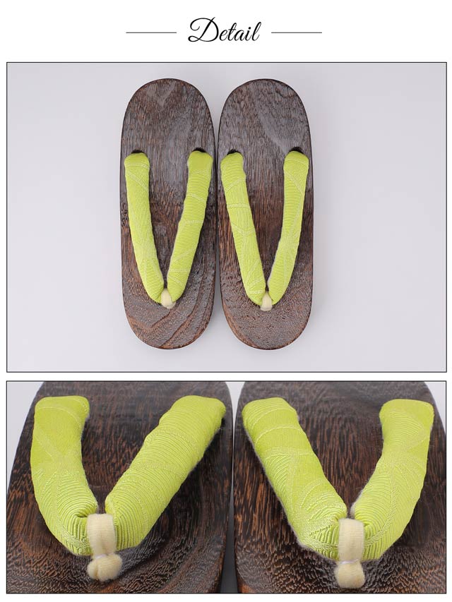 [単品] シンプル織り柄下駄【YUKATA by dazzy 2025】