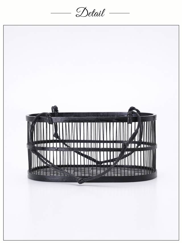 [単品] フラワーモチーフ巾着かごバッグ【YUKATA by dazzy 2025】