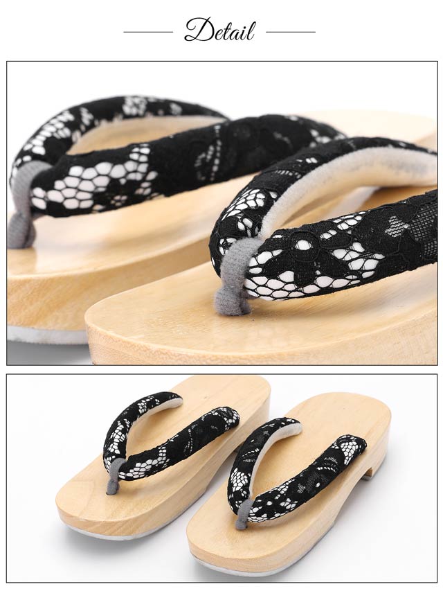 [単品] 和柄モチーフ下駄【YUKATA by dazzy 2025】