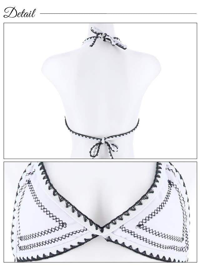 [2点SET]モダントライアングルビキニ/水着【dazzy beach/2025ビキニ】