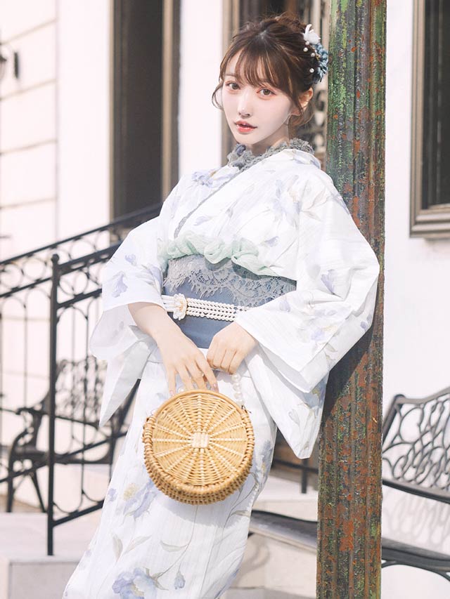 [単品] フラワーパールビジューかざり紐【2025年再入荷/YUKATA by dazzy】