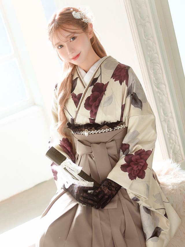 [単品] シルバー楕円パールかざり紐【2025年再入荷/和YUKATA by dazzy】