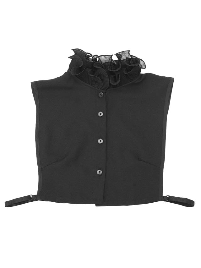 [単品]シアープリーツフリルつけ襟【2025年再入荷/YUKATA by dazzy】