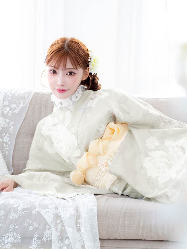 [単品]シアープリーツフリルつけ襟【2025年再入荷/YUKATA by dazzy】