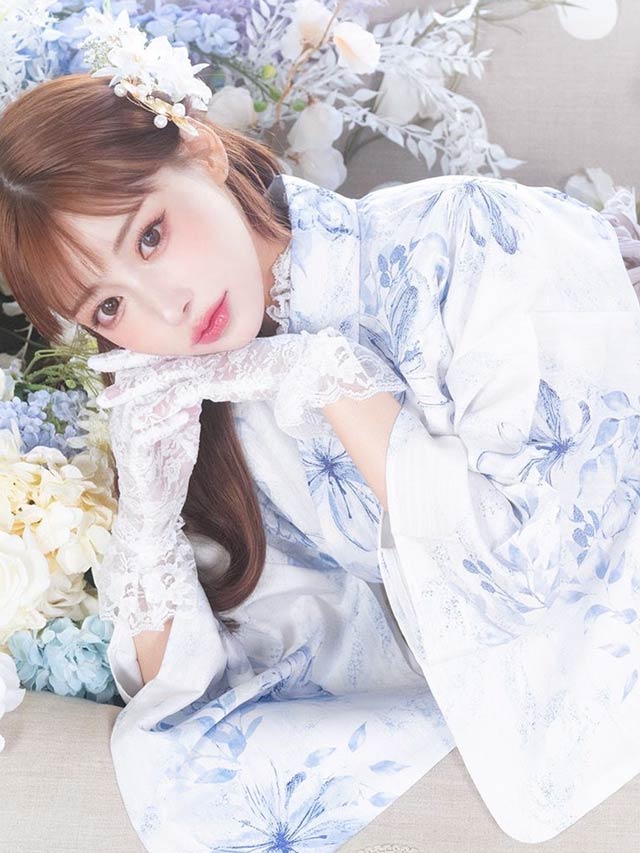 [単品] オールフラワーレースグローブ【2025年再入荷/YUKATA by dazzy】