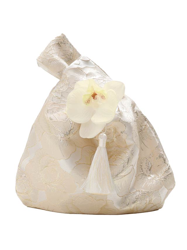 [単品]和花タッセル手提げバッグ【2025年新作/YUKATA by dazzy】