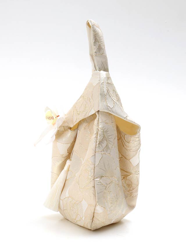 [単品]和花タッセル手提げバッグ【2025年新作/YUKATA by dazzy】