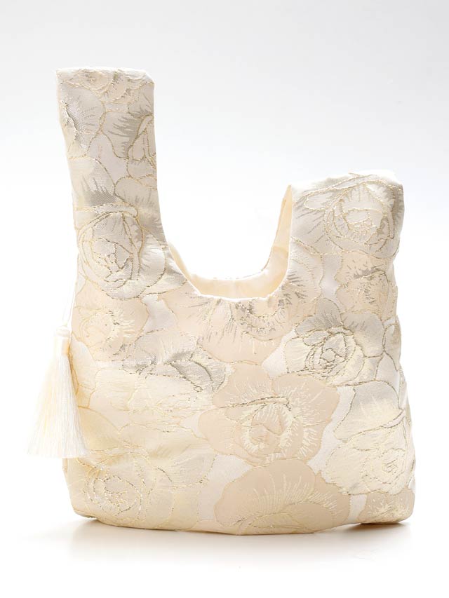 [単品]和花タッセル手提げバッグ【2025年新作/YUKATA by dazzy】