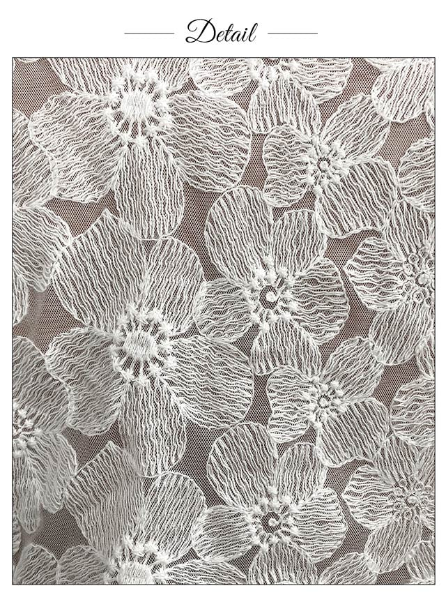 [単品]フラワースカラップレース付け襟【2025年新作/YUKATA by dazzy】