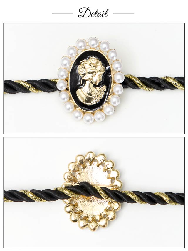 [単品]ゴシックパールビジュー帯飾り【YUKATA by dazzy 2025】