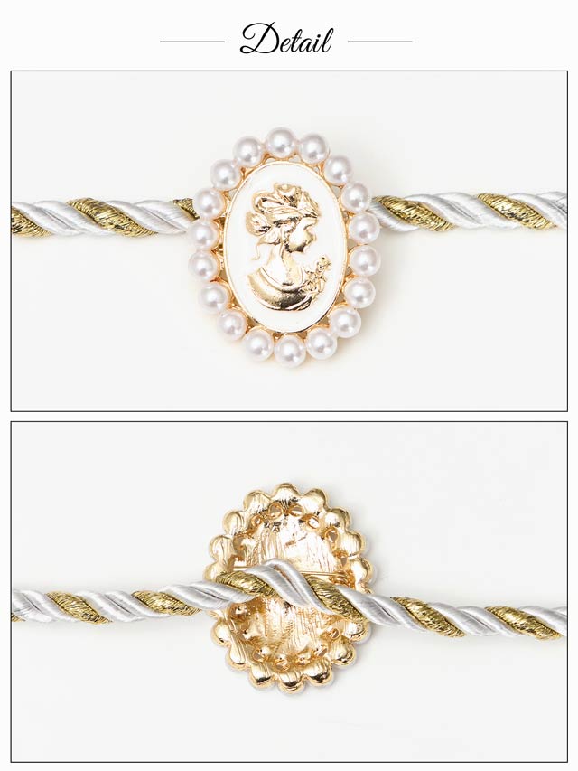 [単品]ゴシックパールビジュー帯飾り【YUKATA by dazzy 2025】