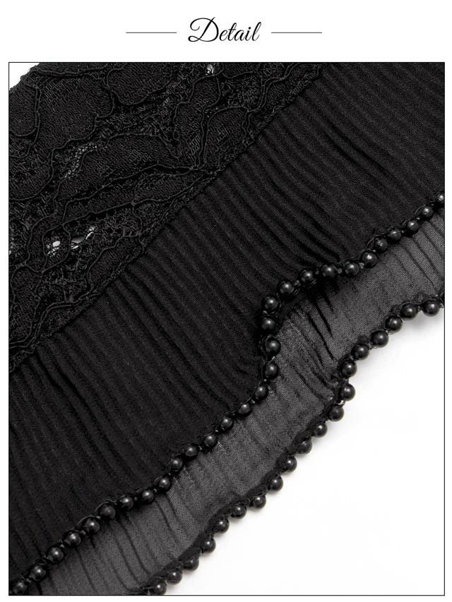 [単品]プリーツフリルシフォン帯飾り【YUKATA by dazzy 2025】