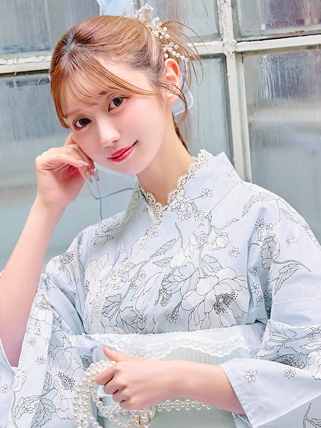 [単品]フェミニンレース半襟【YUKATA by dazzy 2025】