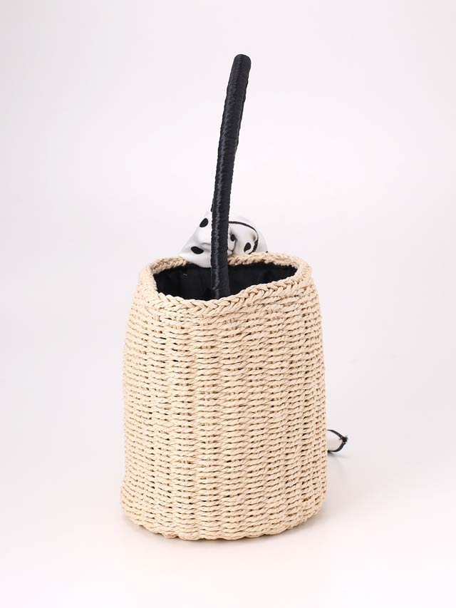 ワンハンドルリボンバスケットバッグ【dazzy beach/2025ビキニ】