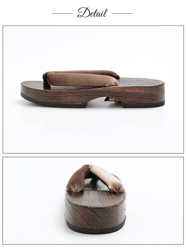 [単品]シンプルバイカラー下駄【YUKATA by dazzy 2025】